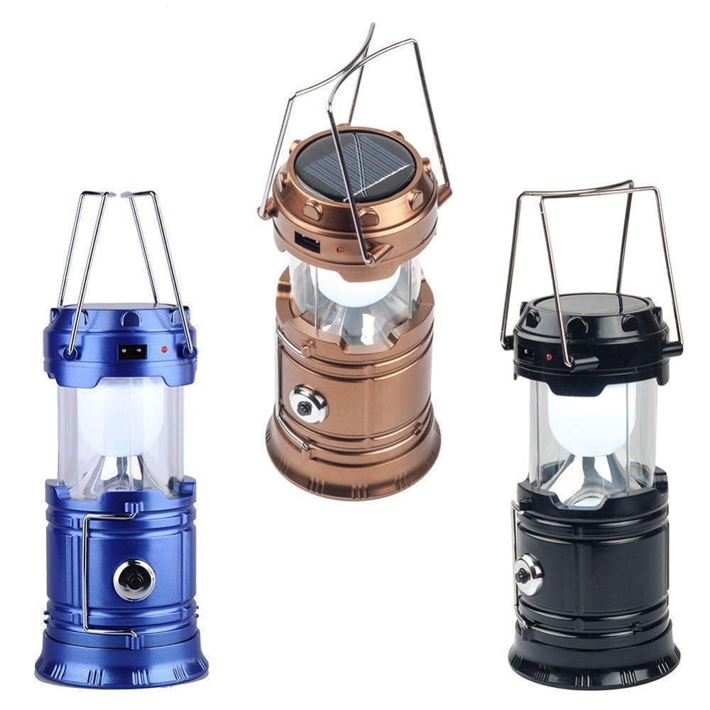 Rechargeable Solar and Charging LED Lantern Torch Light, Portable Camping and Home Emergency Light also Solar Light