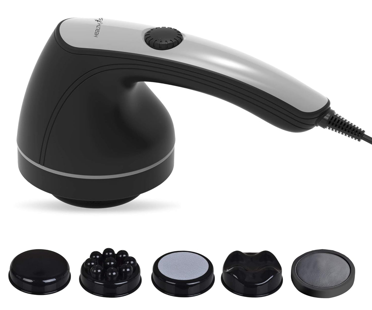 Handheld Electric Full Body Massager with Interchangeable Heads