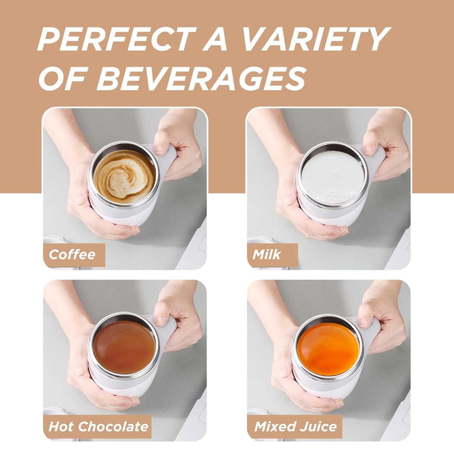 Self Stirring Magnetic Mug