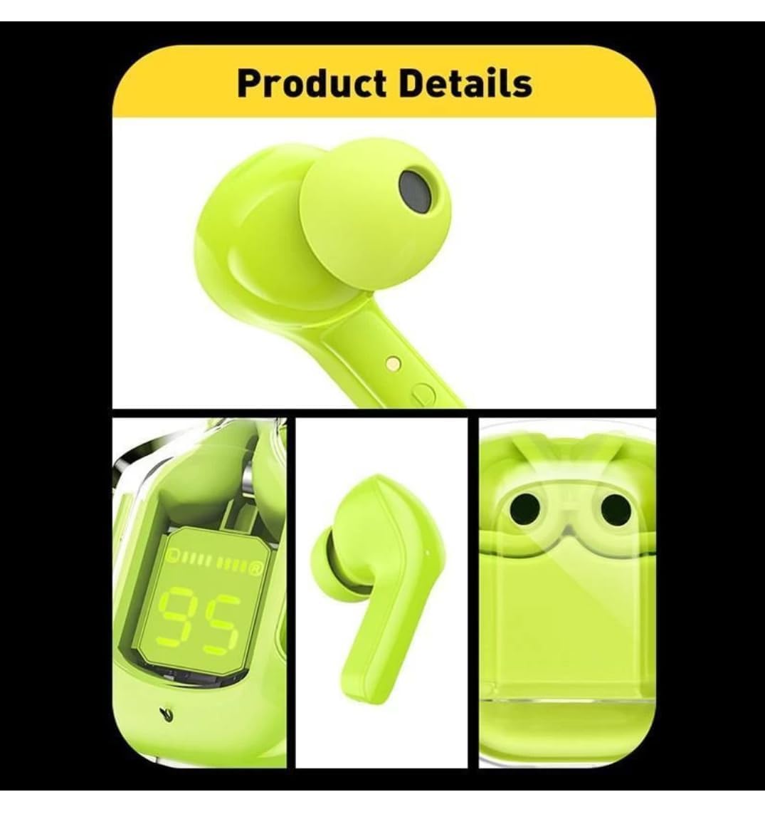 TWS Bluetooth Wireless Earbuds with LED Display Charging Case