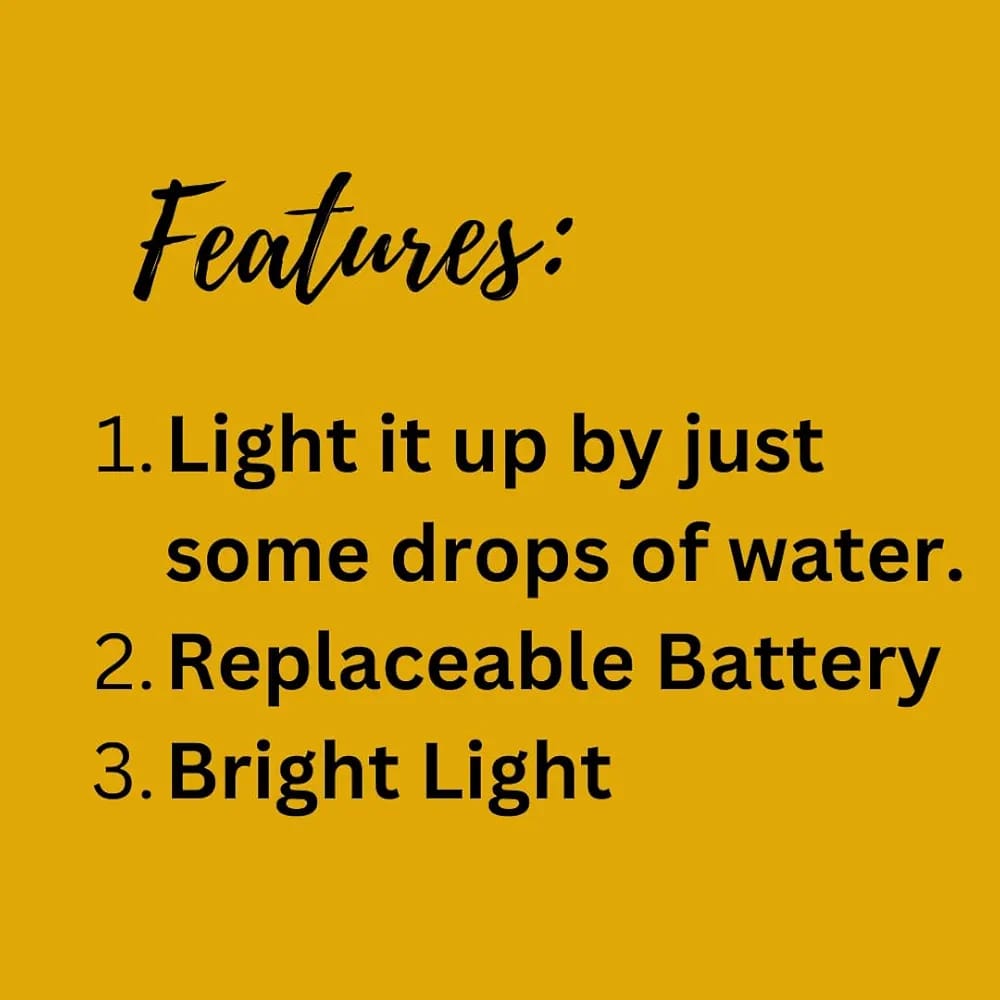 Aster Water Sensor LED Light Diyas – Flame Effect Without Oil Pack Of 12