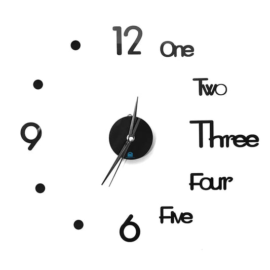 Modern DIY 3D Wall Clock